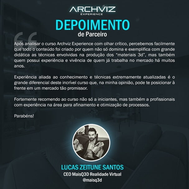 instagram feed depoimento parceiro maisq3d